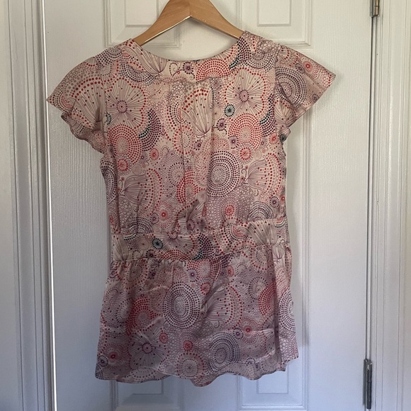 Marc Jacobs Blush Print Ruffle Blouse - Picture 5 of 5